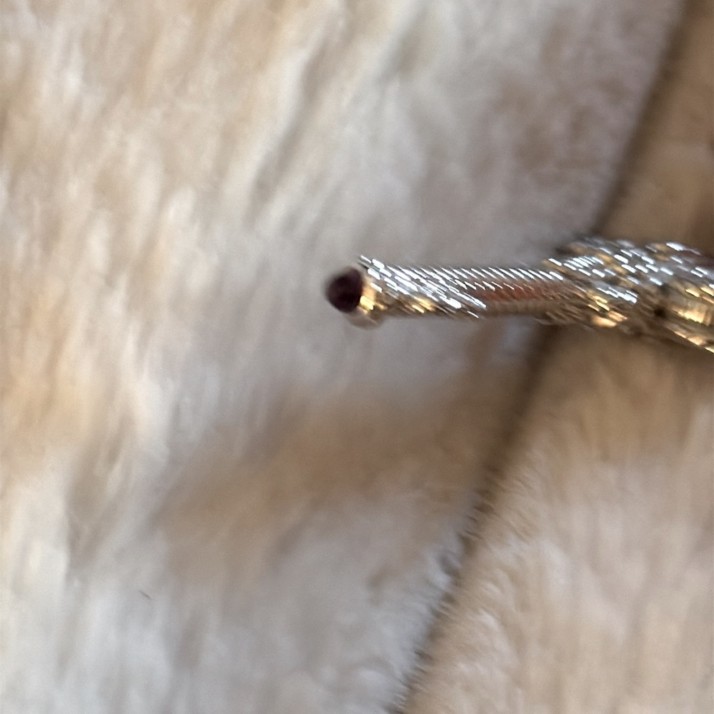 Judith Ripka, Solid Sterling Silver Key Pendant/E… - image 2